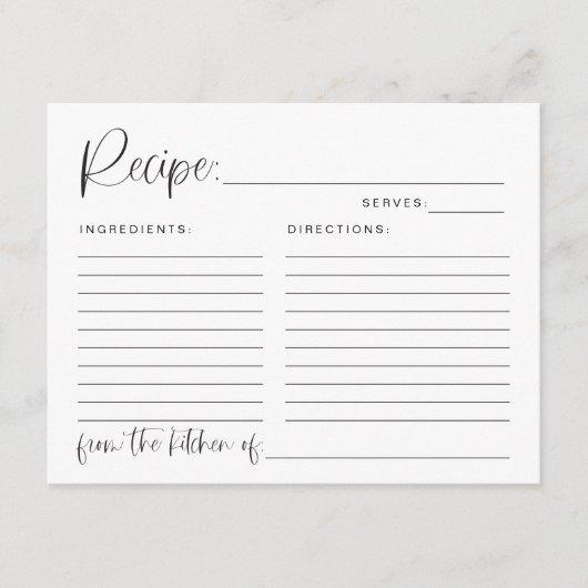 JOLIE Modern Minimalistisch Vrijgezellenfeest Rece Informatiekaartje (Voorkant)