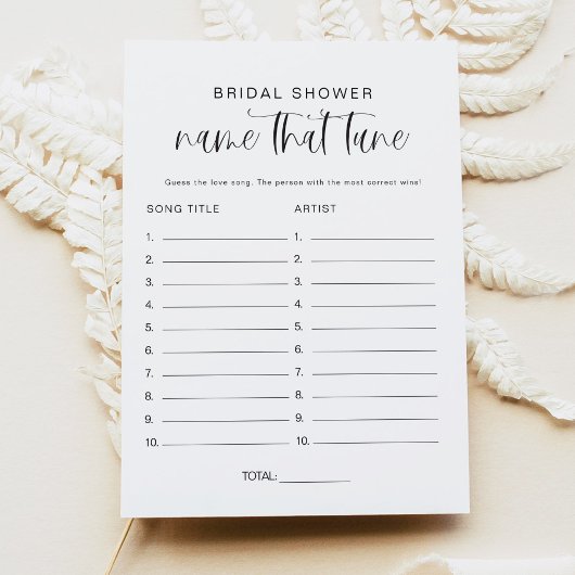 JOLIE Modern Naam Dat Tune Vrijgezellenfeest Spel Kaart