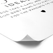 JOLIE Moderne Minimalistische Baby Naam Ideeën Spe Poster (Hoek)