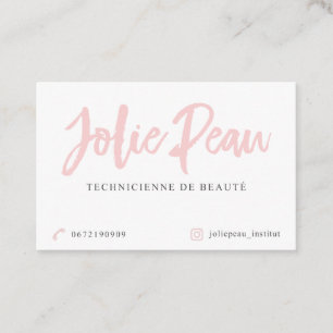 Jolie P Custom Cards   Not Editable Template Visitekaartje