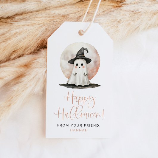 JOLIE Schattige Ghost Witch Pet Happy Halloween Tr Cadeaulabel