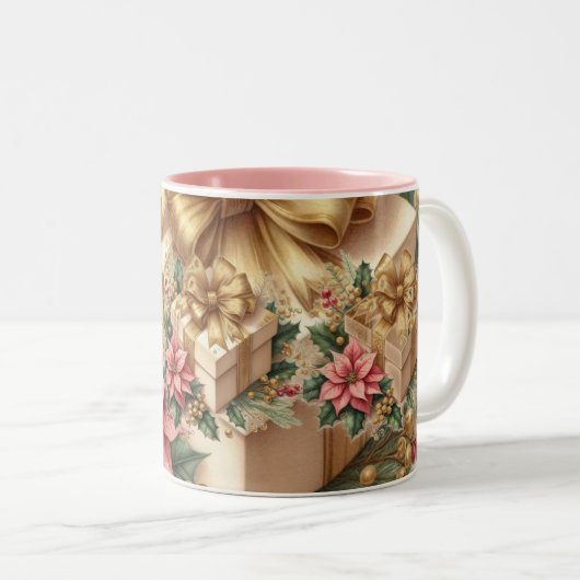 Jolie Tasse cadeux fin de June Tweekleurige Koffiemok (Voorkant rechts)