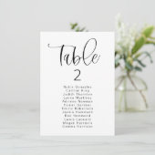 JOLIE Vertical Modern Boheem Tafel Stoelkaart Kaart (Staand voorkant)