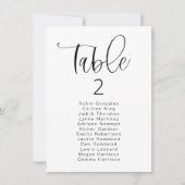 JOLIE Vertical Modern Boheem Tafel Stoelkaart Kaart (Voorkant)