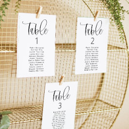 JOLIE Vertical Modern Boheem Tafel Stoelkaart Kaart