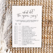 JOLIE Wat zei de bruidegom zeggen Vrijgezellenfees Kaart