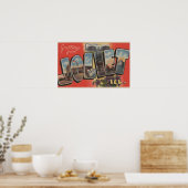 Joliet, Illinois - Large Letter Scenes 2 Poster (Keuken)