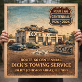 Joliet Illinois Route 66 Slepen Poster