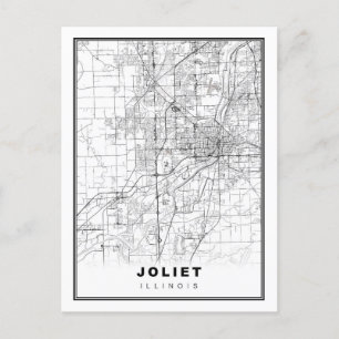 Joliet Map Briefkaart