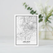 Joliet Map Briefkaart (Staand voorkant)