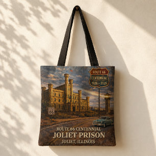 Joliet Prison Roadtrip Boodschappentas Tote Bag