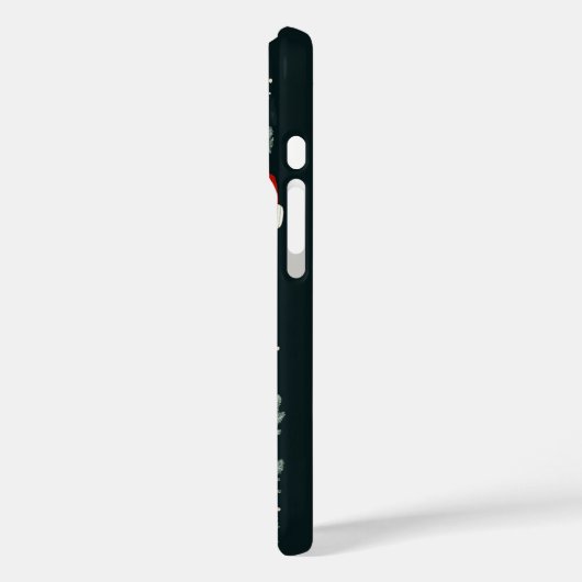Jolige Kerstman Festieve Winter Elementen Case-Mate iPhone Case (Achterkant / Links)