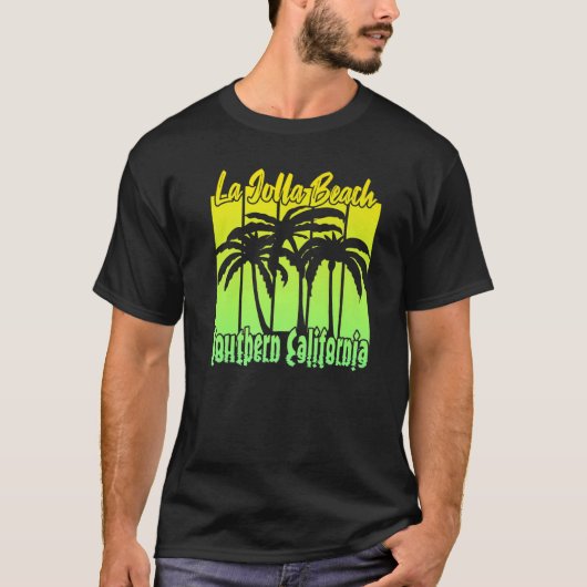 Jolla Beach Southern California T-shirt (Voorkant)