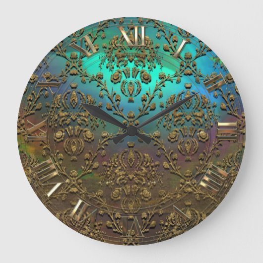 Jollain Damask Grote Klok (Voorkant)