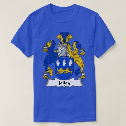 Jolley Coat of Arms Family Crest 1 T-shirt (Design voorkant)