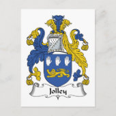 Jolley Family Crest Briefkaart (Voorkant)