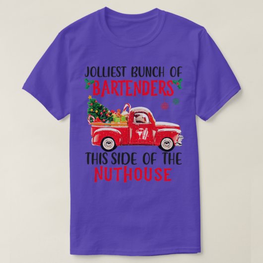 Jolliest Bartender Hoodie T-shirt (Design voorkant)