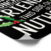 Jolliest Bunch Of Friends Xmas Matching Sarcastic  Poster (Hoek)