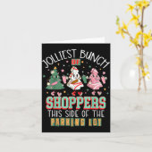 Jolliest Bunch Of Shoppers This Side Of The Parkin Kaart (Gele Bloem)