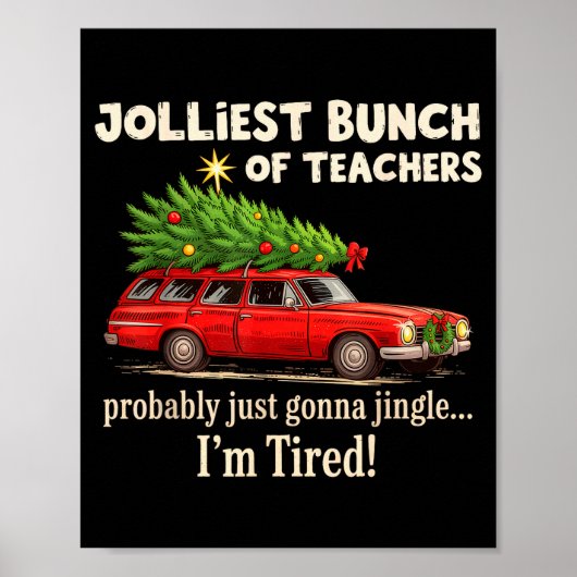 Jolliest Bunch Of Teachers Probably Just Gonna Jin Poster (Voorkant)