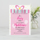 Jolliest Bunch Roze Grappig MEISJES Verjaardagsfee Kaart (Staand voorkant)