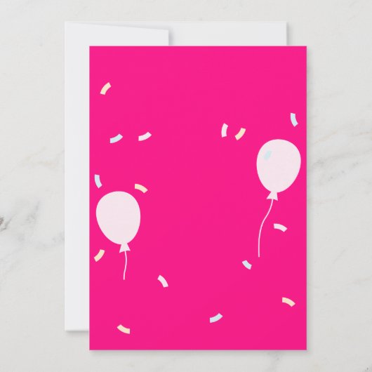 Jolliest Bunch Roze Grappig MEISJES Verjaardagsfee Kaart (Achterkant)