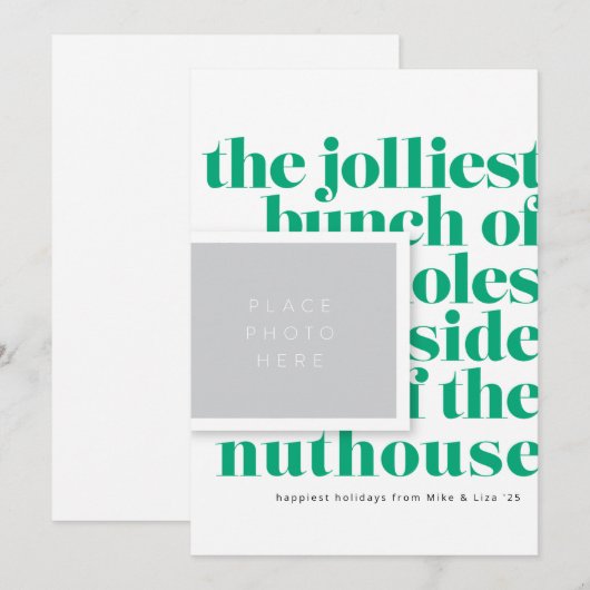 Jolliest Bunch Tradition Feestdagenkaart (Voorkant / Achterkant)