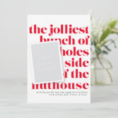 Jolliest Bunch Vakantie Traditie Portret Front Kaart (Staand voorkant)