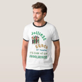Jolliest Bunch van Leraren Schoolhuis T-shirt (Voorkant volledig)