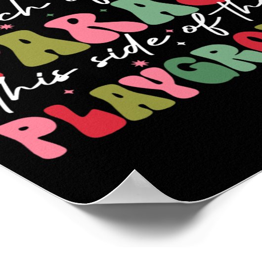 Jolliest Bunch van Paras deze kant van de speeltui Poster (Hoek)