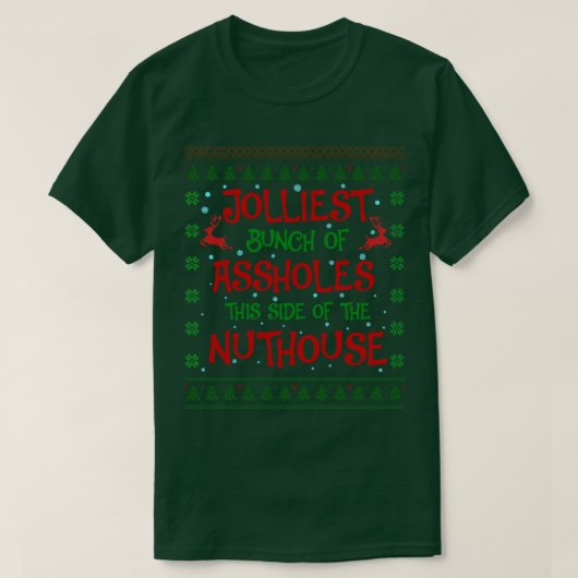 Jolliest stelletje gaten t-shirt (Design voorkant)