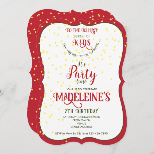 Jolliest stelletje Kinder grappige verjaardagsfees Kaart (Voorkant / Achterkant)