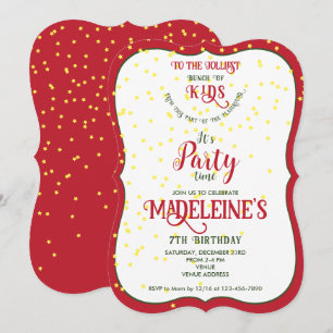 Jolliest stelletje Kinder grappige verjaardagsfees Kaart