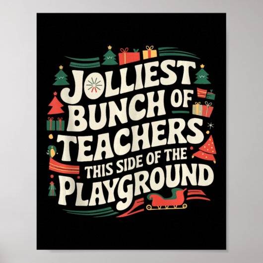 Jolliest stelletje leraren aan deze kant van de sp poster (Voorkant)