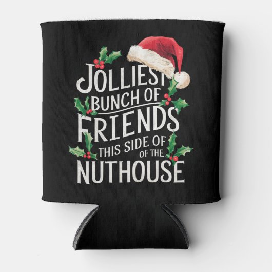 Jolliest stelletje vrienden xmas matching sarcasti blikjeskoeler (Voorkant)