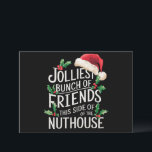Jolliest stelletje vrienden xmas matching sarcasti feestdagenkaart<br><div class="desc">Jolliest stelletje vrienden xmas matching sarcastisch</div>