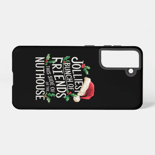 Jolliest stelletje vrienden xmas matching sarcasti samsung galaxy hoesje (Achterkant horizontaal)