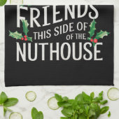 Jolliest stelletje vrienden xmas matching sarcasti theedoek (Gevouwen)