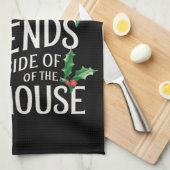 Jolliest stelletje vrienden xmas matching sarcasti theedoek (Quarter Fold)