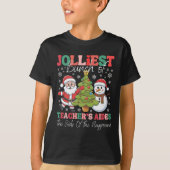 Jolliest Teacher's Aides Kerst Speeltuin Fun T-shirt (Voorkant)