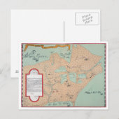 JOLLIET: NOORD-AMERIKA 1674 BRIEFKAART (Voorkant / Achterkant)