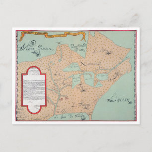 JOLLIET: NOORD-AMERIKA 1674 BRIEFKAART