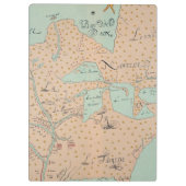 JOLLIET: NOORD-AMERIKA 1674 KLEMBORD (Achterkant)