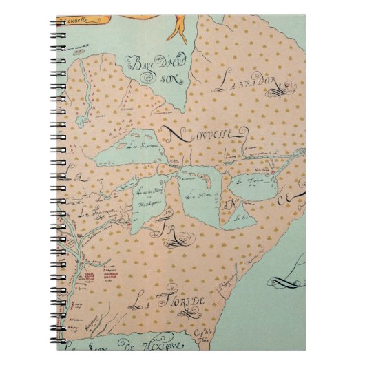 JOLLIET: NOORD-AMERIKA 1674 NOTITIEBOEK (Voorkant)