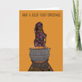 Jollof Kerstmis Feestdagen Kaart (Voorkant)