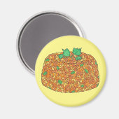 Jollof Rice Nigeriaans Ghanees West-Afrikaans Voed Magneet (Voorkant / Achterkant)