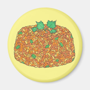 Jollof Rice Nigeriaans Ghanees West-Afrikaans Voed Magneet