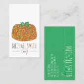 Jollof Rice Nigeriaans Ghanees West-Afrikaans Voed Visitekaartje (Voorkant / Achterkant)