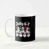 Jolly 6 7 Six Seven Meme Christmas Women Men Kids Koffiemok (Links)