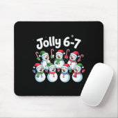 Jolly 6 7 Six Seven Meme Christmas Women Men Kids  Muismat (Met muis)